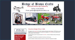 Desktop Screenshot of bridgeofbrowncrafts.co.uk